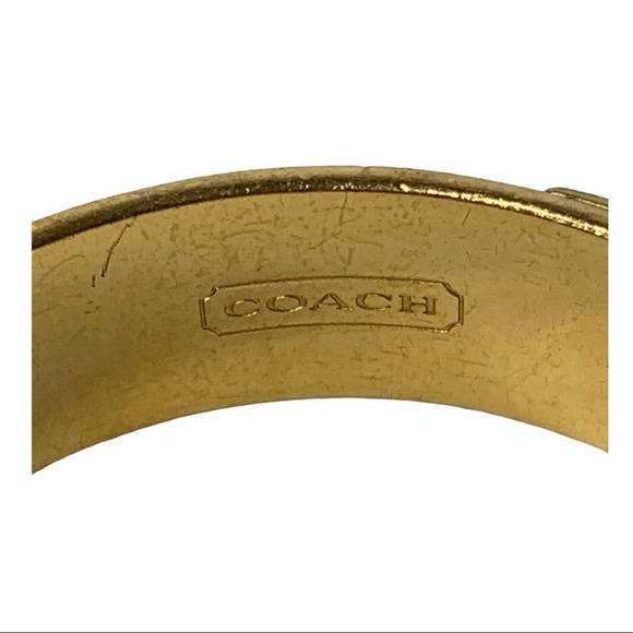 COACH SIGNATURE SUN ENAMEL BANGLE BRACELET - Picture 4 of 5